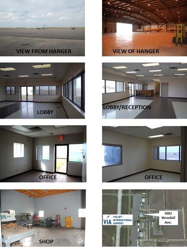 Airplane Hanger: 5002 Woodall, Harlingen, TX 78550